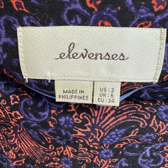 ANTHROPOLOGIE Elevenses Tessie Wide Leg Printed Pants // 2 - Picture 7 of 11